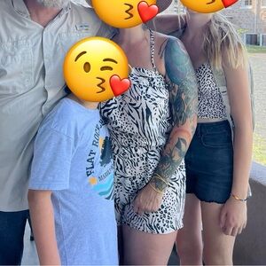 Zebra Print Sleeveless Dress